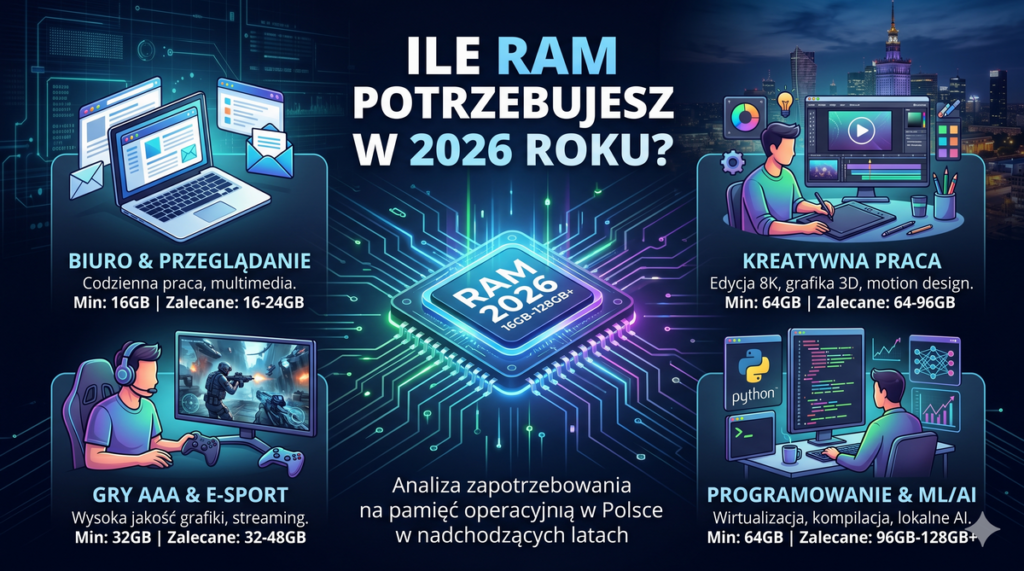 ile RAM potrzebujesz w 2026 roku