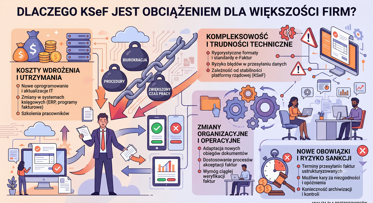 Dlaczego KSeF jest obciążeniem